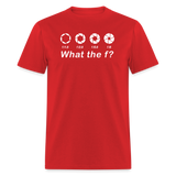 what the f photography shirt - red