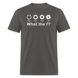 what the f photography shirt - charcoal