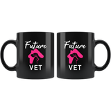 Future Vet 11oz Black Mug