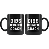 Dips On The Coach 11oz Black Mug