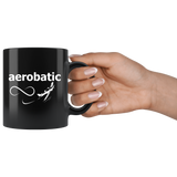 Aerobatic 11oz Black Mug