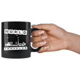 World Traveler 11oz Black Mug