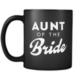 Aunt of the Bride Black Mug