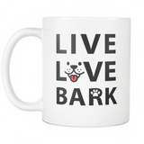 Live Love Bark White Mug