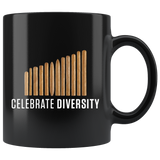 Celebrate Diversity - Cigars 11oz Black Mug