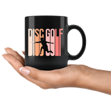 Disc Golf 11oz Black Mug