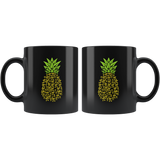 Pi Pineapple 11oz Black Mug
