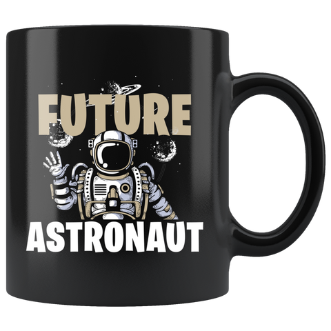 Future Astronaut 11oz Black Mug
