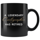 A Legendary Cartographer Has Retired 11oz Black Mug