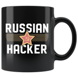 Russian Hacker 11oz Black Mug