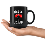 Nurse Squad 11oz Black Mug