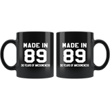 Made In 89 11oz Black Mug