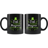 Irish Today Hungover Tomorrow 11oz Black Mug