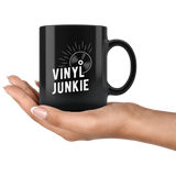 Vinyl Junkie 11oz Black Mug