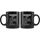 Before You Ask - Drone Operator 11oz Black Mug