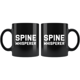 Spine Whisperer 11oz Black Mug