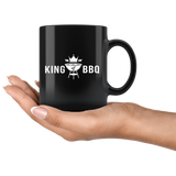 King Of Bbq 11oz Black Mug