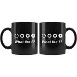 What The F? Photography 11oz Black Mug