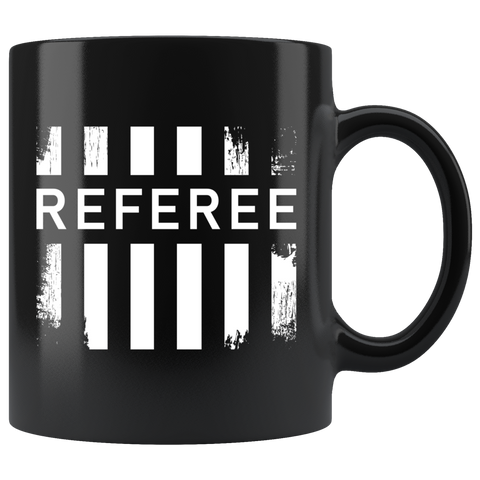 Referee 11oz Black Mug