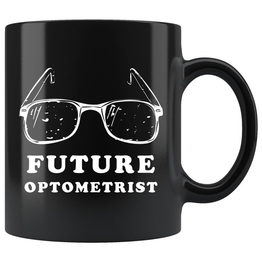 Future Optometrist 11oz Black Mug
