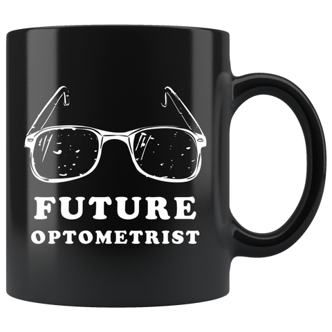 Future Optometrist 11oz Black Mug