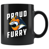 Proud Furry 11oz Black Mug
