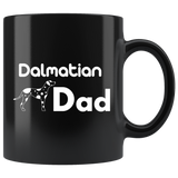 Dalmatian Dad 11oz Black Mug