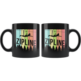 Zipline 11oz Black Mug