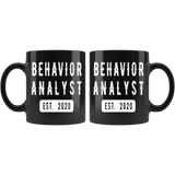 Behavior Analyst Est.2020 11oz Black Mug
