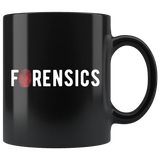 Forensics 11oz Black Mug