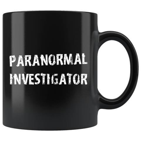 Paranormal Investigator 11oz Black Mug