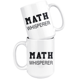 Math Whisperer 15oz White Mug