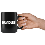 Hurdles 11oz Black Mug