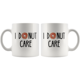 I Donut Care White Mug