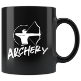 Archery 11oz Black Mug