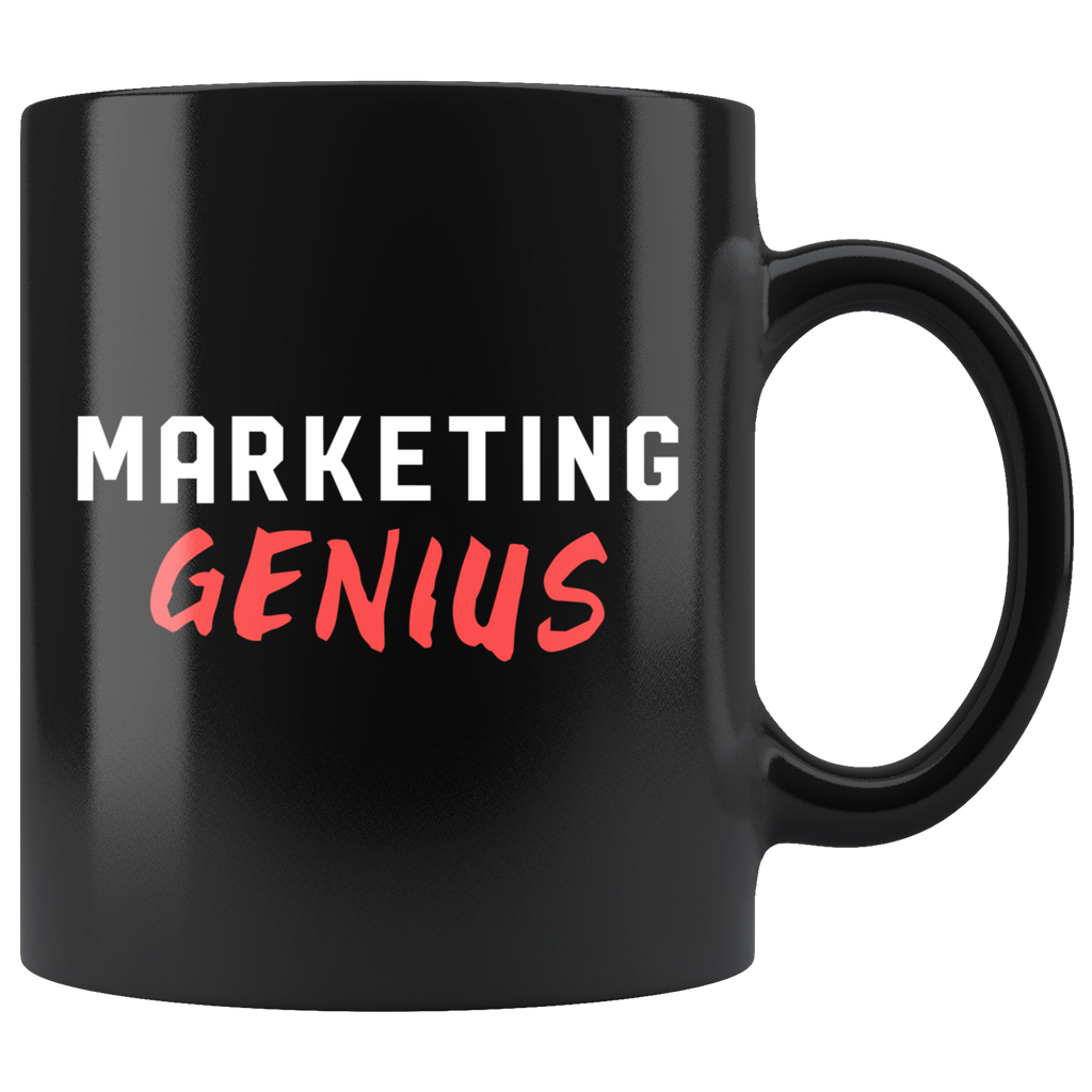 Marketing Genius 11oz Black Mug