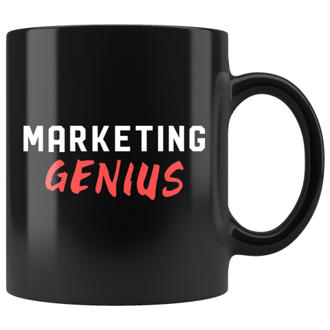 Marketing Genius 11oz Black Mug