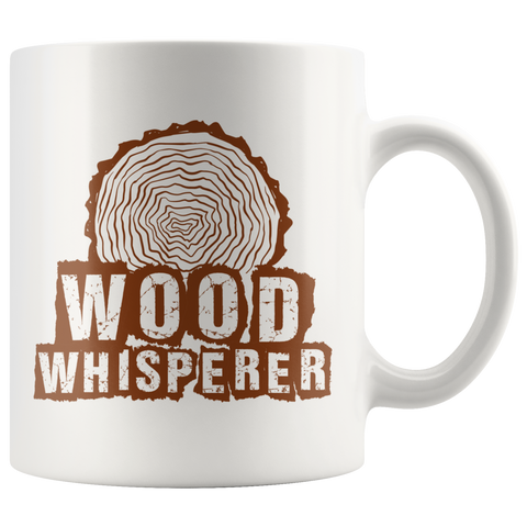 Wood Whisperer 11oz White Mug