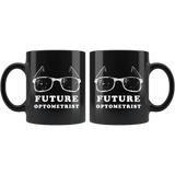 Future Optometrist 11oz Black Mug