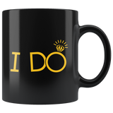 I Do 11oz Black Mug