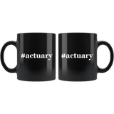 #Actuary 11oz Black Mug