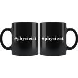 #physicist 11oz Black Mug