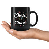 Choir Chick 11oz Black Mug