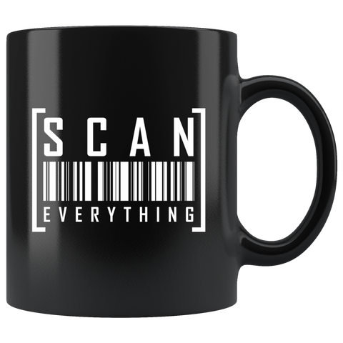 Scan Everything 11oz Black Mug