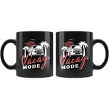 Vacay Mode 11oz Black Mug