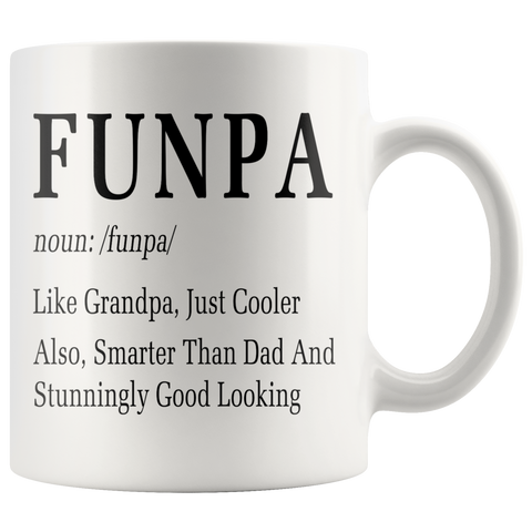 Funpa 11oz White Mug