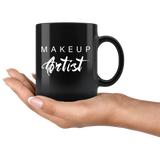 Makeup Artist 11oz Black Mug