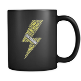 Electrician Black Mug
