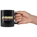 K-Drama Addict 11oz Black Mug