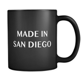 Made In San Diego Black Mug